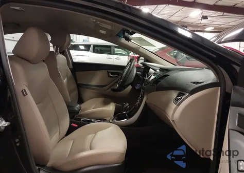 2015 Hyundai Elantra Limited from USA, damaged, VIN KMHDH4AE5FU264758